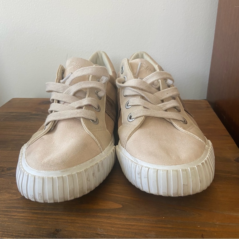 Women's Blowfish Casual Sneakers - Beige and Rose Gold - Picture 4 of 5